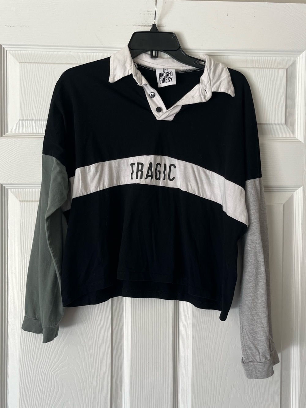 The Ragged Priest “Tragic” Long Sleeve Polo Shirt